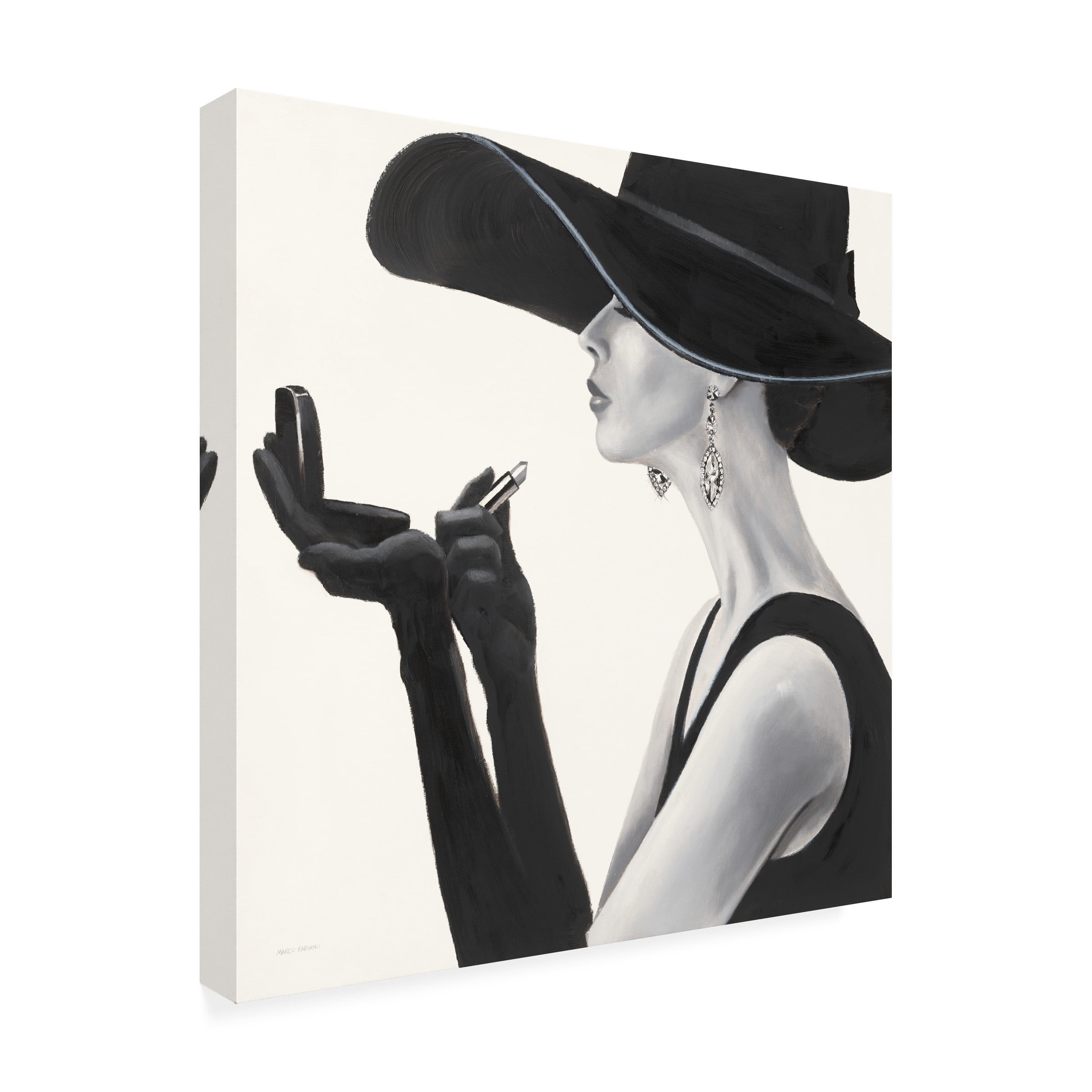 Marco Fabiano 'Haute Chapeau II' Canvas Art