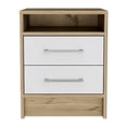 thumbnail image 1 of TUHOME Eter Nightstand Engineered Wood Nightstands in  Multi-color, 1 of 7