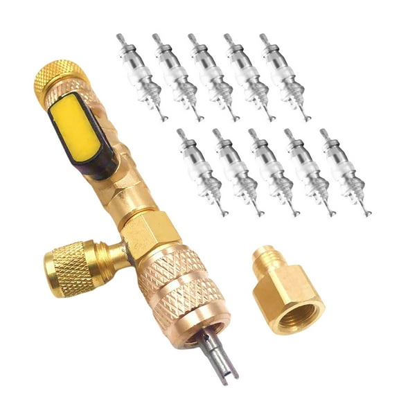 HVAC Core Removal Tool for Automotive and Home AC Systems Service Without Refrigerant Leakage