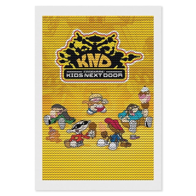 KND: Los Chicos del Barrio Kits de Pintura de Diamantes para Adultos 5D DIY Diamond Art Kits Full Drill Diamond Dots para Regalo Decoración de Pared y Relajación Artes de Gemas 20*30cm