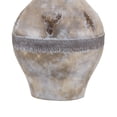 thumbnail image 4 of Niek 30 Inch Hydrocal Table Lamp Empire Shade Urn Base Oak White Finish- Saltoro Sherpi, 4 of 5