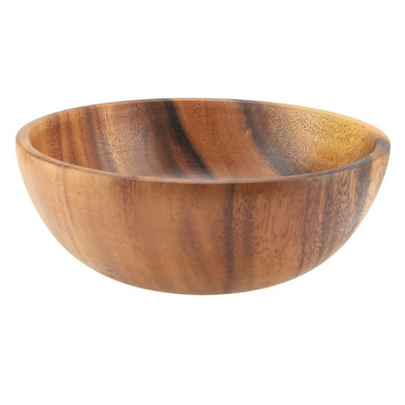 Saladier En Bois, MAGT Bol À Salade En Bois, Saladier En Bois 20 * 7 Cm, En Bois En Forme De Bol De Service, Saladier En Bois D'Olivier