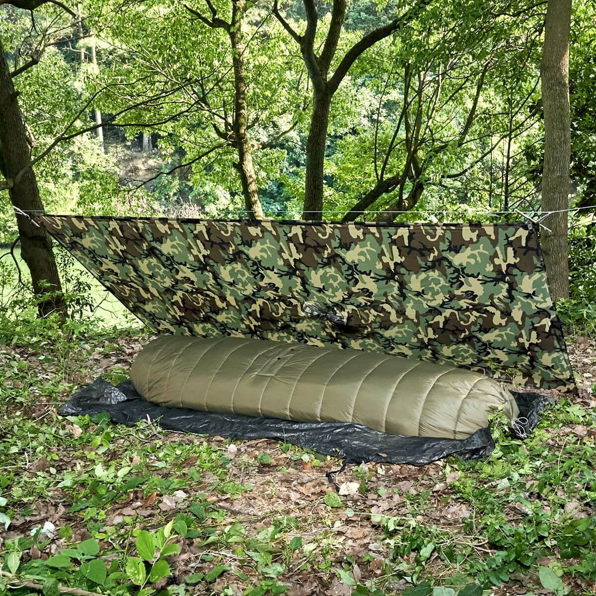 Onewind Hammock Top Quilt,Portable Sleeping Bag 40F, OD Green, 7'1"*4'6"