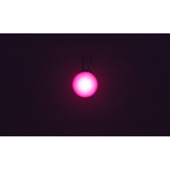 Tail Light LED Circular Collar Charm, Multiple Colors Available