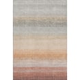 thumbnail image 2 of Addison Rugs Mayfield Premium Machine Washable Transitional Stripes Terracotta Rectangle Rug, 8' x 10', 2 of 6