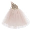 thumbnail image 2 of Ekidsbridal One-Shoulder Sequins Tutu Junior Flower Girl Dress Pageant Gown 182 8, 2 of 3