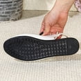 thumbnail image 4 of Oofos Sandals for Women Women's Casual Versatile Solid Color Indoor And Outdoor Soft Soled Trendy Loafers Flat Sandals Shoes White 43, 4 of 9