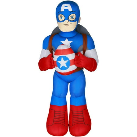 Marvel 24" Easter Greeter Captain America Holding Egg