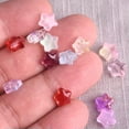 thumbnail image 4 of U8MO 20pcs Small Stars 8mm Lampwork Crystal Glass Loose Beads Lot for Jewelry Making-Matte AB, 4 of 4