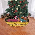 thumbnail image 2 of FMSHPON Christmas Cute Pattern Xmas Christmas Tree Skirt Stand Mat for Holiday Party Decoration Indoor Outdoor 48 inches, 2 of 3