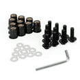 thumbnail image 1 of Motorcycle Wind Screen Shield Alu M5x16mm Screw Bolt Washers kit Black 10 Pack, 1 of 7