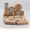 thumbnail image 1 of Base luminosa de madera maciza con luz LED para botella de vino pequeña, manualidades creativas de bricolaje, decoración, luz de noche de madera maciza, base luminosa, 1 of 2