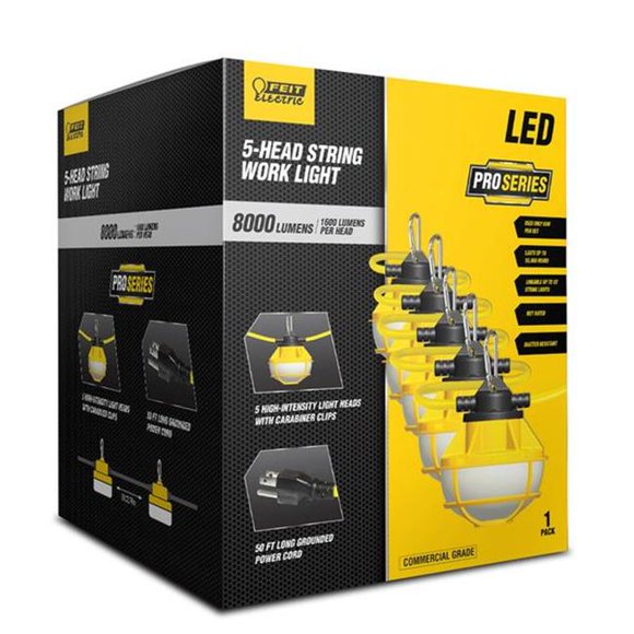 Feit Electric 3005119 8000 Lumens LED String Worklight