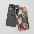 thumbnail image 3 of Animal Print For iPhone Protective Phone Case Patchwork Style Multi-Pattern Finish, 3 of 7