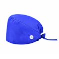 thumbnail image 1 of Gorros De Trabajo De 6 Piezas Para Médicos, En Forma De Calabaza, Servicio Prolongado, Color Puro, Botón De Pulido Opaco, Colores Surtidos, Sombreros De Funcionamiento Unisex sonducket  AP008642-26, 1 of 6