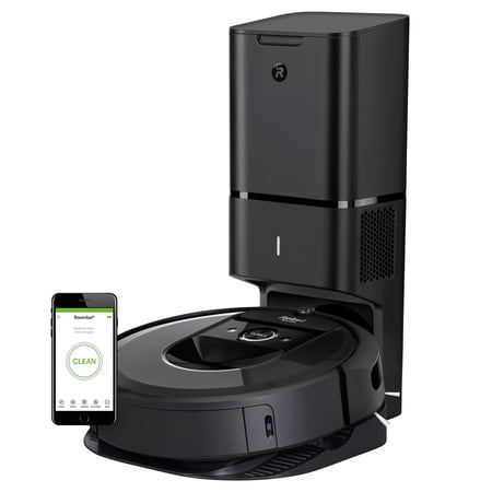 iRobot Roomba i7+ (7550) Robot Vacuum with Automatic Dirt Disposal- Wi-Fi Connected, Smart Mapping, Works with Alexa, Ideal for Pet Hair, Carpets, Hard (Best Robot Vacuum For Shag Carpet)