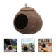 thumbnail image 2 of Coconut Shell Bird Nest: Natural Parrots Nest For Parakeets Lovebirds Cockatiels - Birdhouse For Outdoor Garden Decoration, 2 of 3
