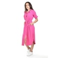 thumbnail image 2 of Vestido largo Roman Fashion / Juvenil, 1765 (Fiusha) fucsia G, 2 of 5