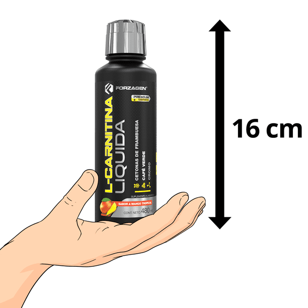 forzagen l carnitina L-Carnitina Liquida Forzagen Sabor Mango Tropical 32 porciones