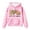 Pink#9527, variant on BOOMNY Unisex Boys Girls Hoodie Long Sleeve Hoodies For Girls Cartoon Capybara Graphic Soft Fall Winter Hooded Sweatshirt