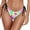 Multicolour, variant on Women's Full Coverage Swim Bottom Tie Sides Bikini Bottom with Solid Print,Z1 White