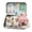 🥝 Pink_New#463, variant on Mini Plush Bear in Tin Box - Cozy Plush Companion Gift for - Portable Comfort Keepsake with School-Themed Metal Tin - First Day Memory Memento