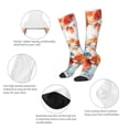 thumbnail image 4 of Bingfone Compression Socks for Women and Men Long Socks for Running Athletic Cycling Nurse-Three Goldfish Watercolor Splash, 4 of 8