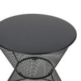 thumbnail image 4 of Christopher Knight Home Nevada Modern Outdoor Side Table by  Matte Black, 4 of 5