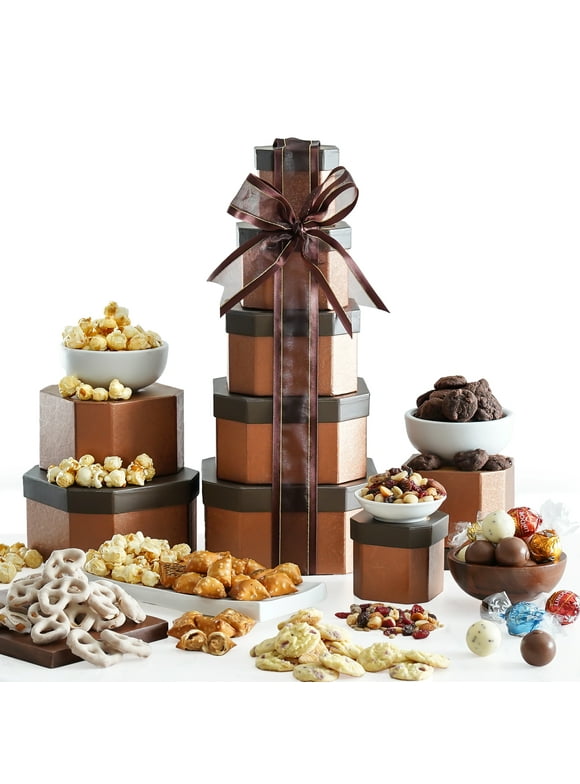 Broadway Basketeers Gift Tower of Sweets