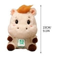 thumbnail image 3 of CxhicLuv Baby Horse Plush Toy, Soft Foal Doll for Kids, Sleep Companion with Auspicious Meaning, Cute Baby Horse Plush Toy for Home, Holiday Christmas Gift for Children, Kids Gift Idea, 3 of 7