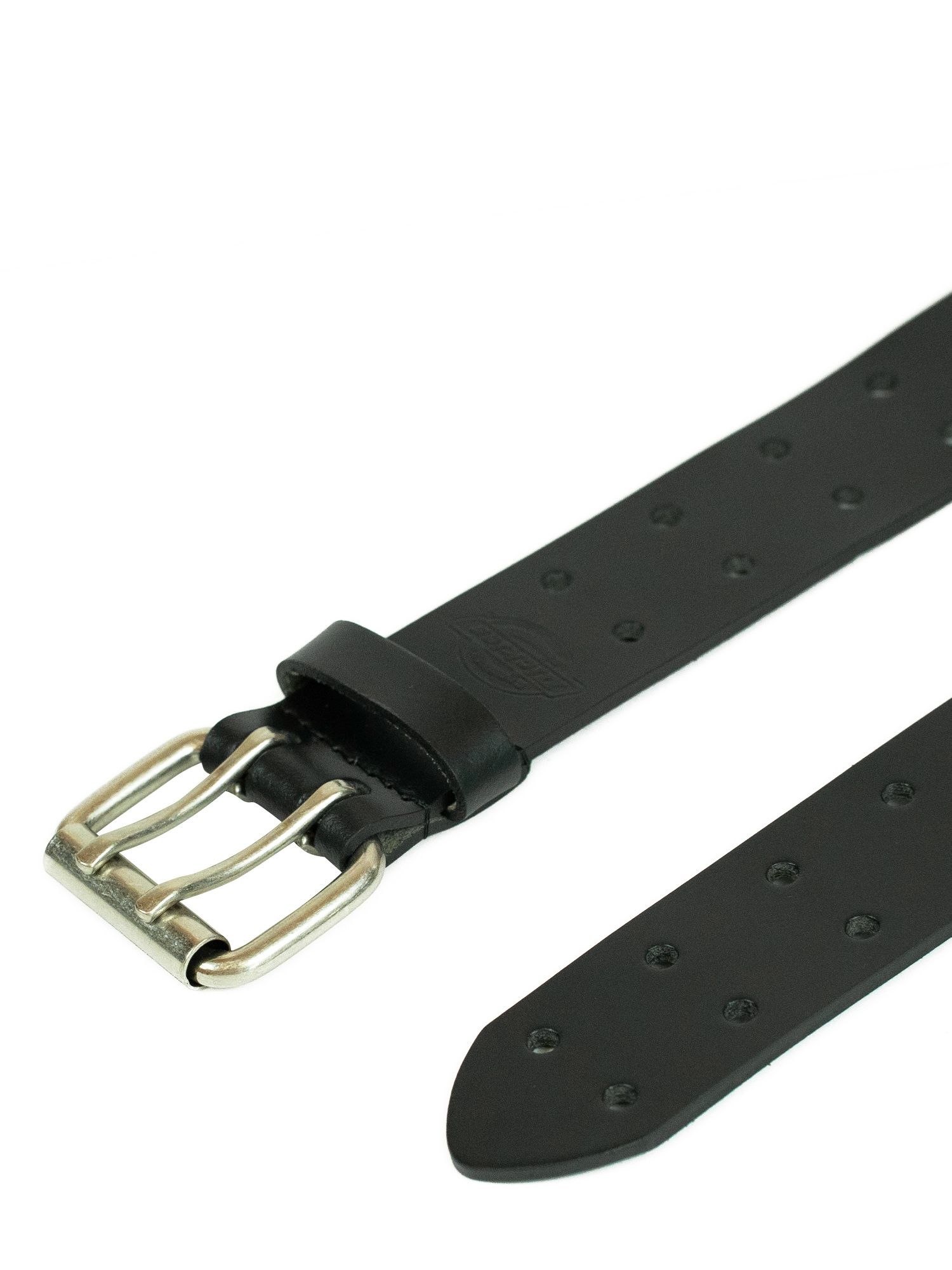 Dickies Work Belt for Men - Leather with Double Prong Buckle for Jeans ...