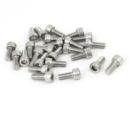 

Uxcell M5 x 12mm Thread 304 Stainless Steel Hex Socket Head Cap Screw Bolt DIN912 (25-pack)