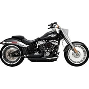 Vance & Hines Shortshots Staggered Matte Black Exhaust System (47335)