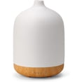 thumbnail image 1 of Ceramic Essential Oil Diffusers for Home, Decorative Bedroom Aromatherapy Scent Air Diffuser Ultrasonic Aroma Defusers 250ml with Timed-Wood Grain+White, 1 of 7