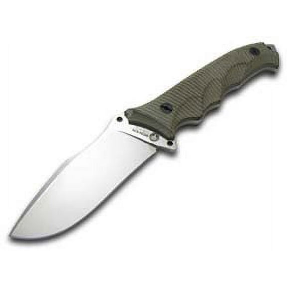 Boker Tree Brand Rough Green Micarta Buffalo Soul 42 Fixed Blade Stainless Knife