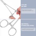 thumbnail image 2 of Stainless Steel Self Locking Hemostatic Forceps for Nurses 2pcs Fishing Forceps, 2 of 8