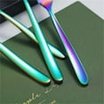 thumbnail image 5 of Rainbow Stainless Steel Dinner Forks Dessert, Table, Household Forks Cutlery Utensils Set Of Forks Sturdy Colorful Forks Silverware 8PCS, 5 of 9