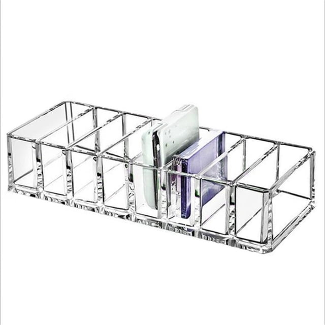 Caja de Almacenamiento de Cosméticos Caja de Almacenamiento de Cosméticos Organizador de Maquillaje Organizador con 8 Compartimentos Estuche de Almacenamiento de Exhibición O Suministro Para el Hogar Octpeak NO