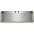 thumbnail image 3 of Titanium Brushed And Polished 8mm Beveled Edge Band (Size 10) Made In China tb115-10, 3 of 5