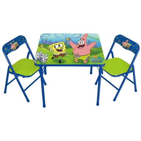 Spongebob Activity Table and Chair Set