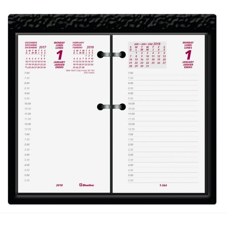 Monticello Dated Daily Calendar Refill - Brownline Jumbo Calendar Pad Refill (c2r)