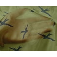 thumbnail image 4 of oneOone Silk Tabby Fabric Bird Block Print Sewing Fabric BTY 42 Inch Wide, 4 of 4