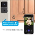 thumbnail image 2 of 1pcs Wireless Remote Video Doorbell Smart Home Intercom HD Night Vision Wifi Charging Smart Doorbell Two-Way Talk APP Control, 2 of 5