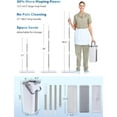 thumbnail image 4 of Mop and Bucket with Wringer Set for Home, Flat Mops Floor Cleaning System with 3 Washable Microfiber Pads, 2-in-1 Bucket Separate Dirty and Clean Water, 27-48.5 in Adjustable Long Handle, 4 of 6