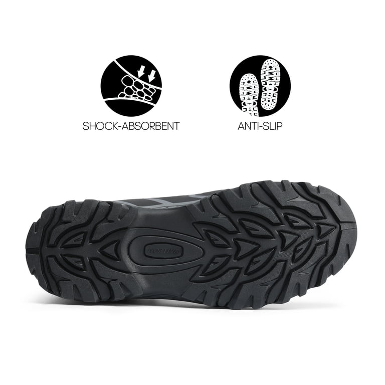 NORTIV 8 Men's Low Top Waterproof Hiking Shoes Trekking Trails