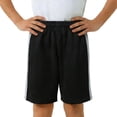 thumbnail image 3 of Ticikt Boys Running Shorts Lightweight Athletic Shorts with Zipper Pockets for Workout Gym Training Outdoor,Color:Black, 3 of 4