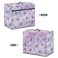 thumbnail image 2 of SEANATIVE Butterfly Cover for Sewing Machine Dust Cover Pink Marble Sewing Machine Cover with Storage Pocket Sewing Machine Protection Decoration Accessories, 2 of 7