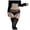 Black, variant on Thigh High Stockings for Women Floral Lace Garter Belt Plus Size Mesh Suspender Belt Set Metal Clip for Thigh Highs Black Tights