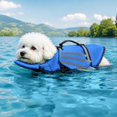 thumbnail image 4 of Dog Life Jackets, Dog Life Vests for Swimming, Beach Boating with High Buoyancy, Puppy Life Vests for Swimming for Small Medium Dogs, M, 4 of 11