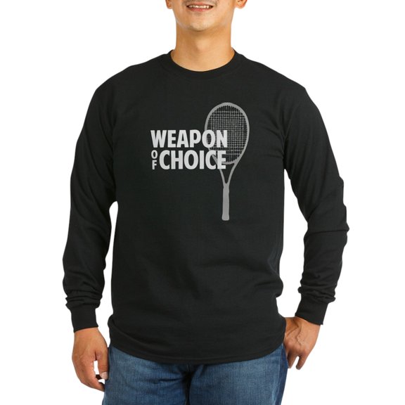 CafePress - Tennis Weapon Long Sleeve Dark T Shirt - Long Sleeve Dark T-Shirt